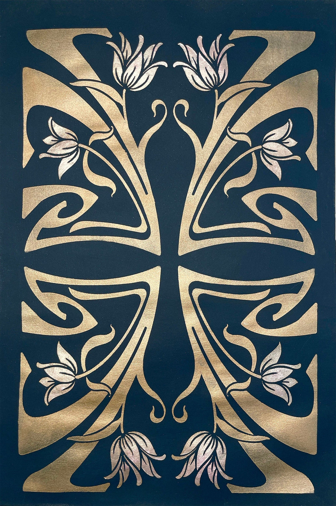 Art Nouveau Stencils, Borders, Wooden Motifs & Stamps