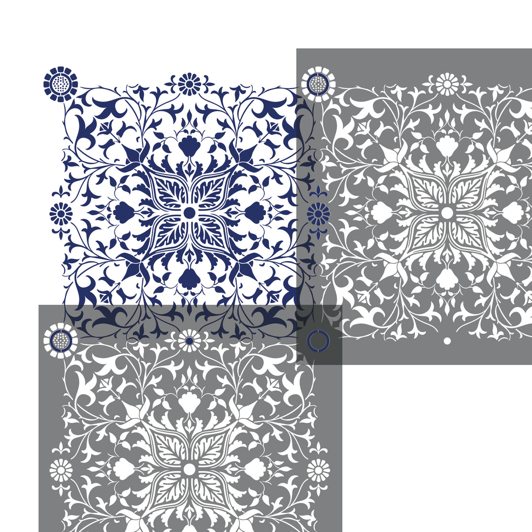 William Morris Net Ceiling wall Stencil