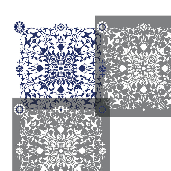 William Morris Net Ceiling wall Stencil