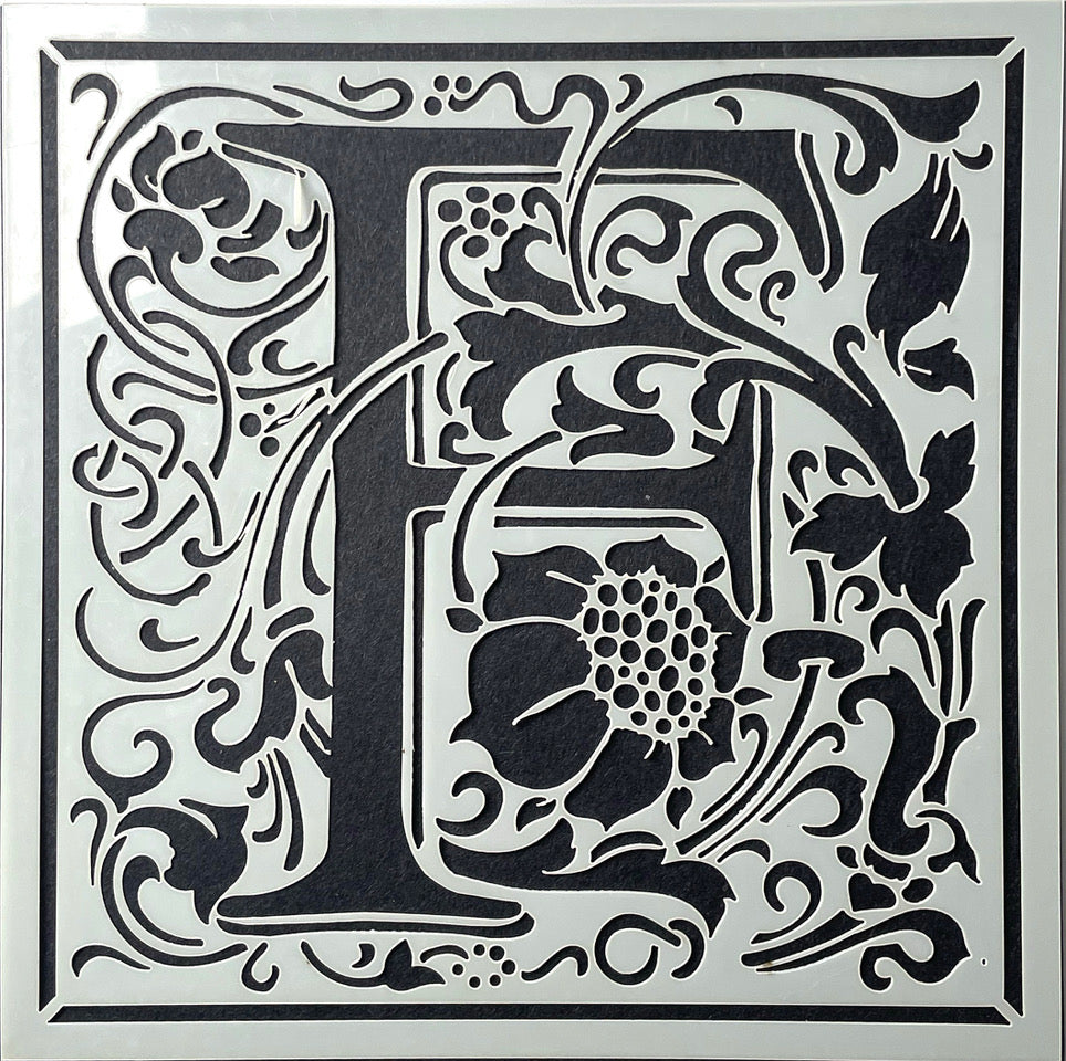 Cloister Letter Set - William Morris inspired letters