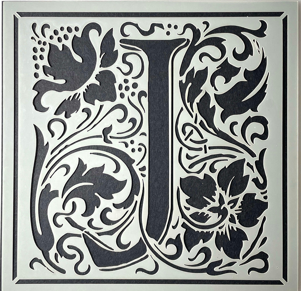 Cloister Letter Set - William Morris inspired letters