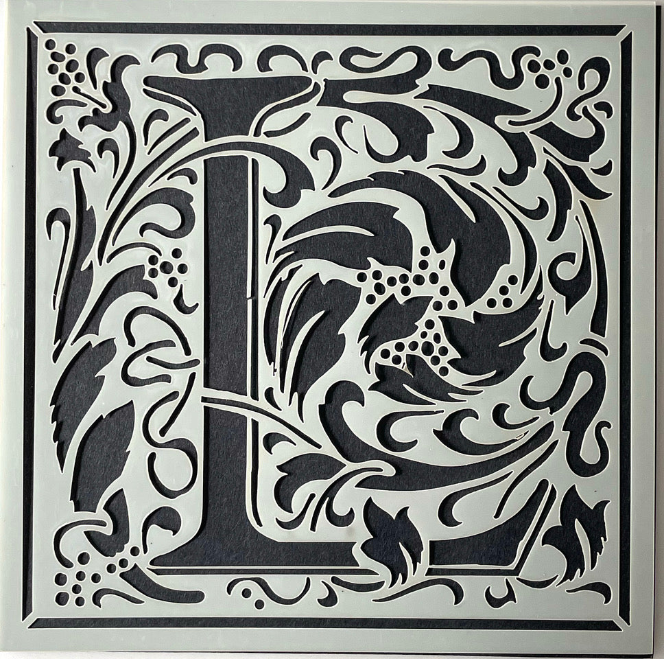 Cloister Letter Set - William Morris inspired letters