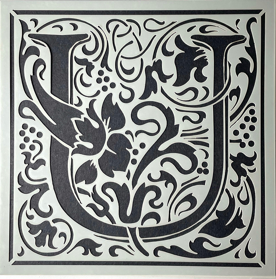 Cloister Letter Set - William Morris inspired letters