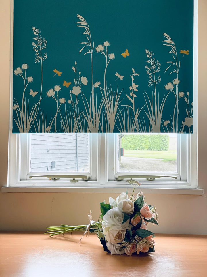 Large Meadow Wall Stencil – Floral Botanical Design