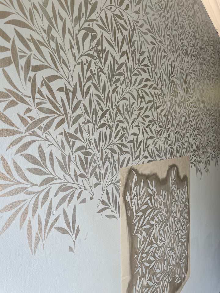 William Morris Willow Wall Stencil