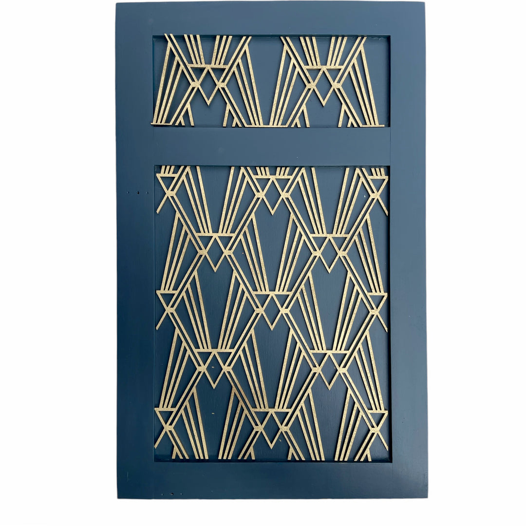 Metropolis - Art Deco wooden inlay / onlay