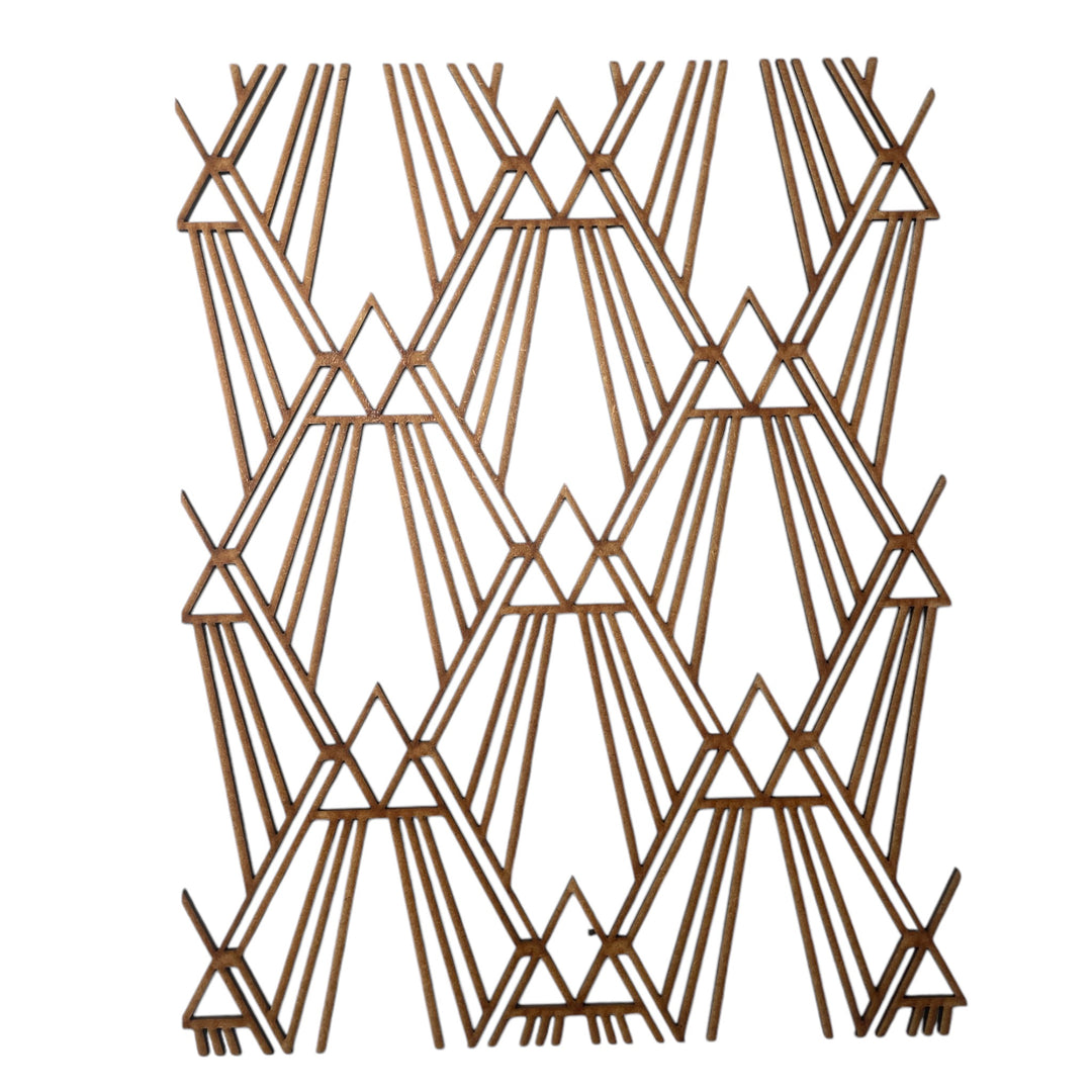 Metropolis - Art Deco wooden inlay / onlay