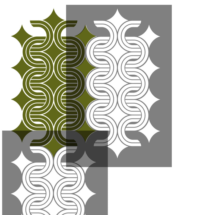 Retro Chains craft stencil