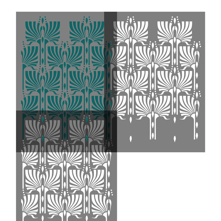 DECO FLAGS STENCIL C331