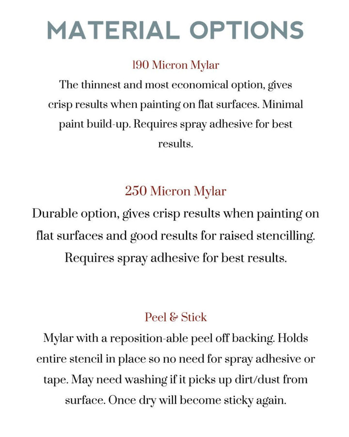 VIOLETT TILE STENCIL c427