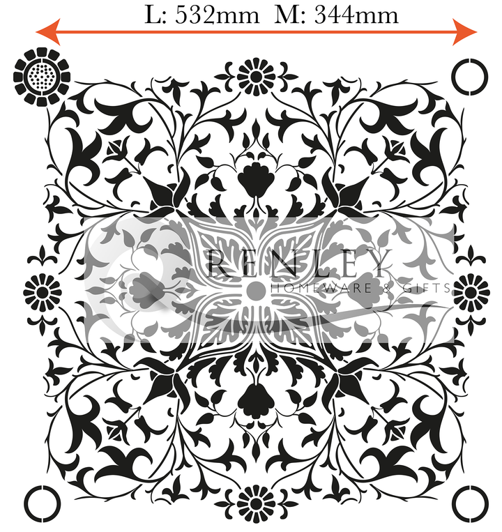 William Morris Net Ceiling wall Stencil