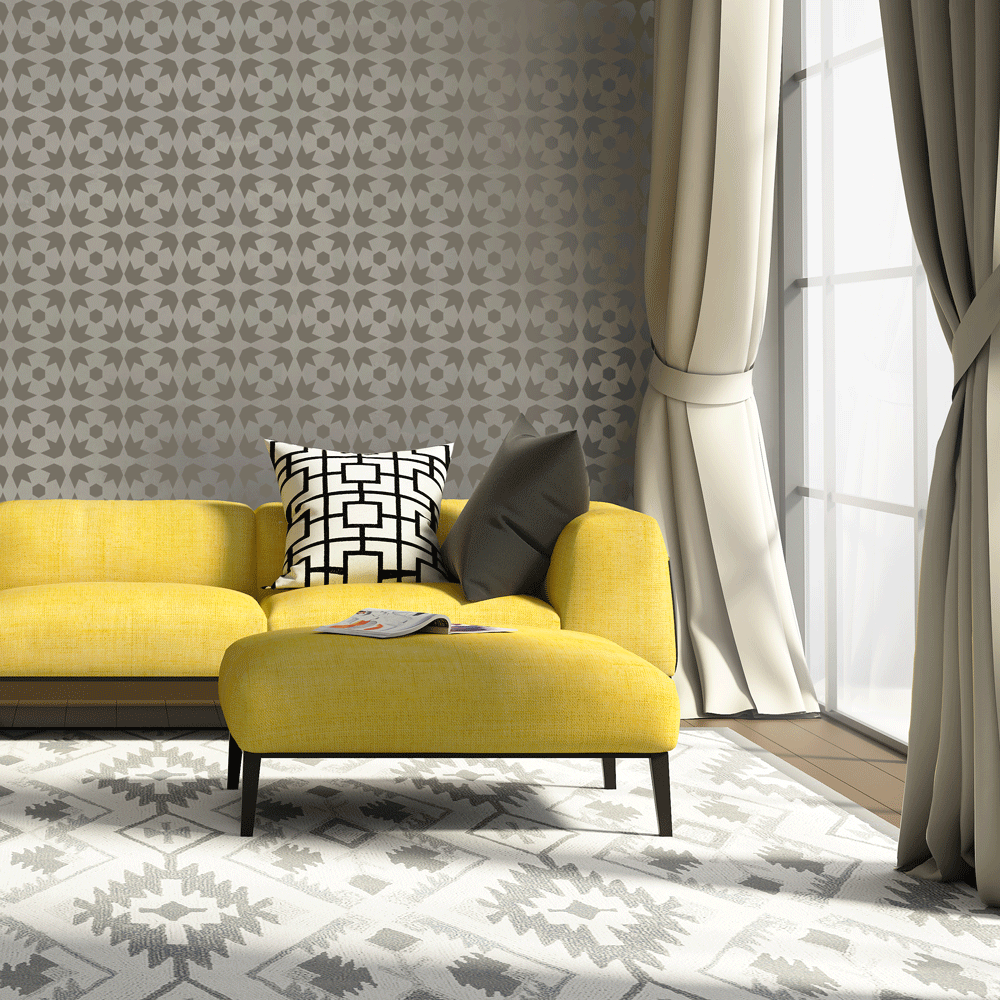 MOROCCAN STAR Wall Stencil - Stencil Up