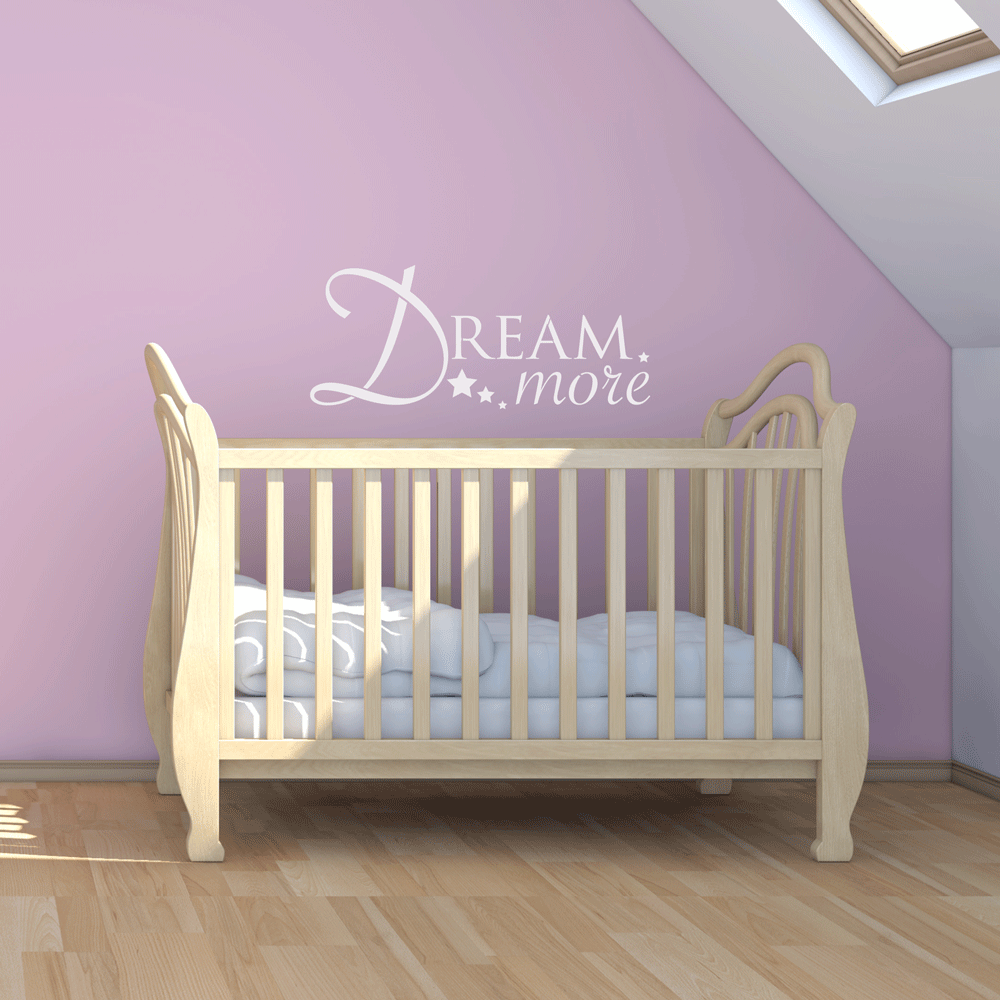 DREAM MORE Wall Stencil - Stencil Up