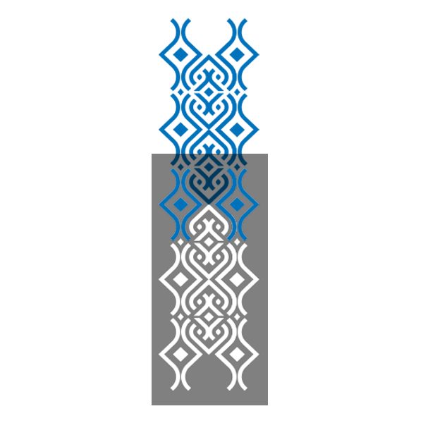 SAFI BORDER Wall Stencil - Stencil Up