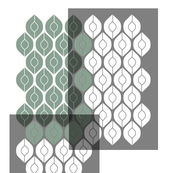 RETRO TULIPS Wall Stencil - Stencil Up