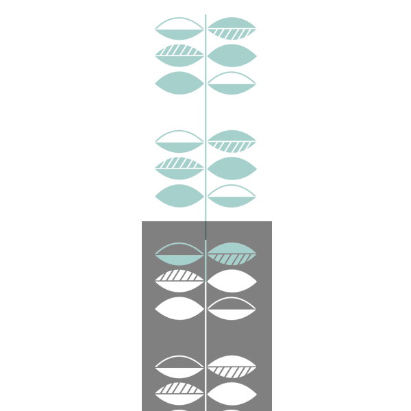 LEAF & STEM Wall Stencil - Stencil Up