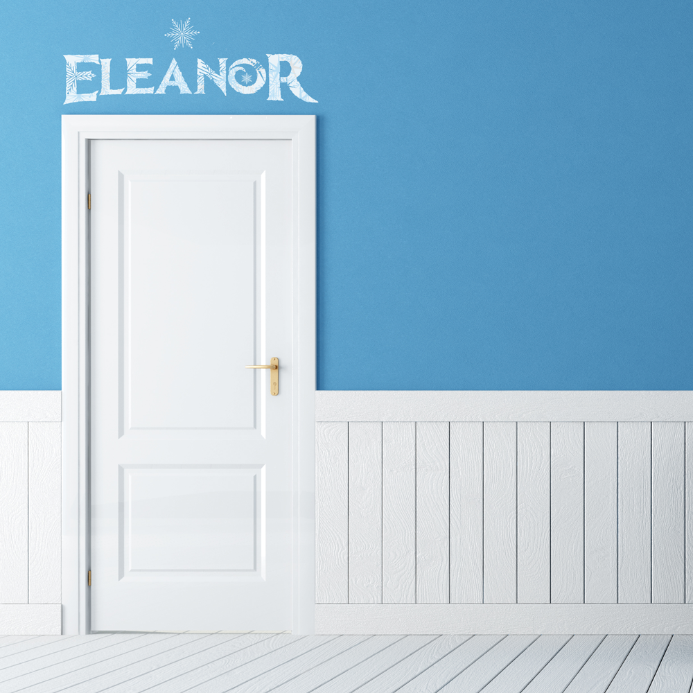 Frozen stencil - stencilup.co.uk