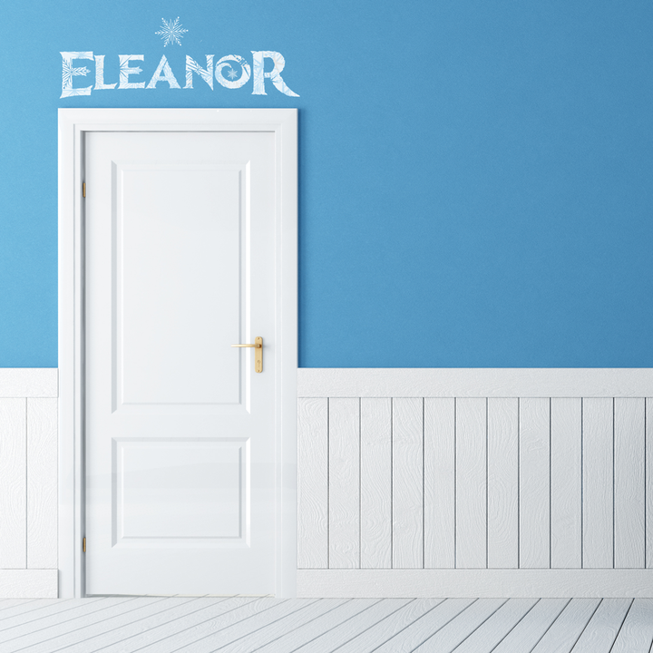 Frozen stencil - stencilup.co.uk