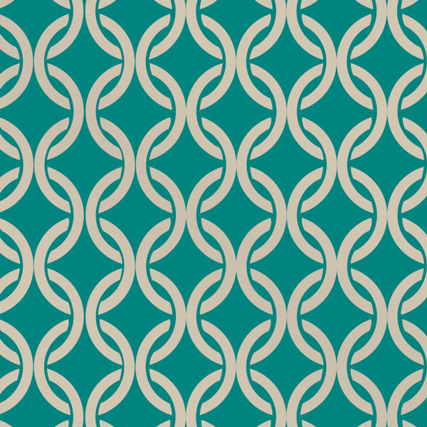 LINKED CIRCLES Wall Stencil - Stencil Up