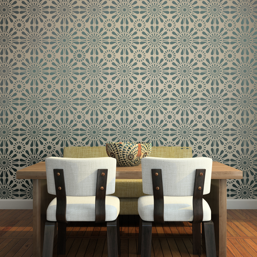 MOORISH STAR Wall Stencil - Stencil Up