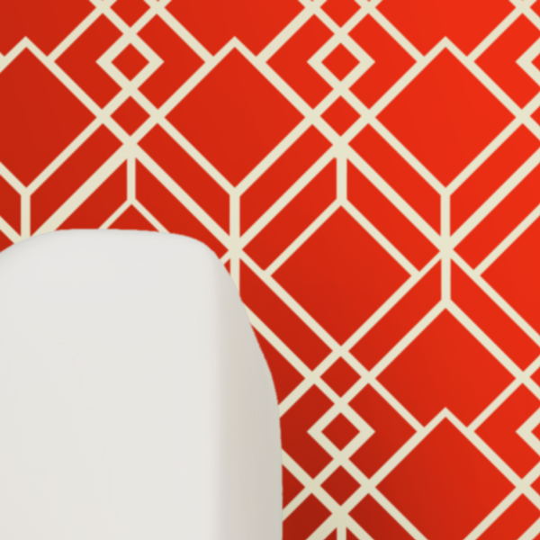 DECO LATTICE Wall Stencil - Stencil Up