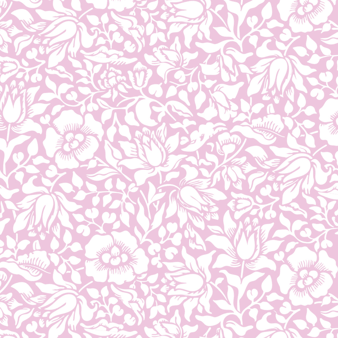 William Morris Mallow wallpaper stencil - stencilup.co.uk