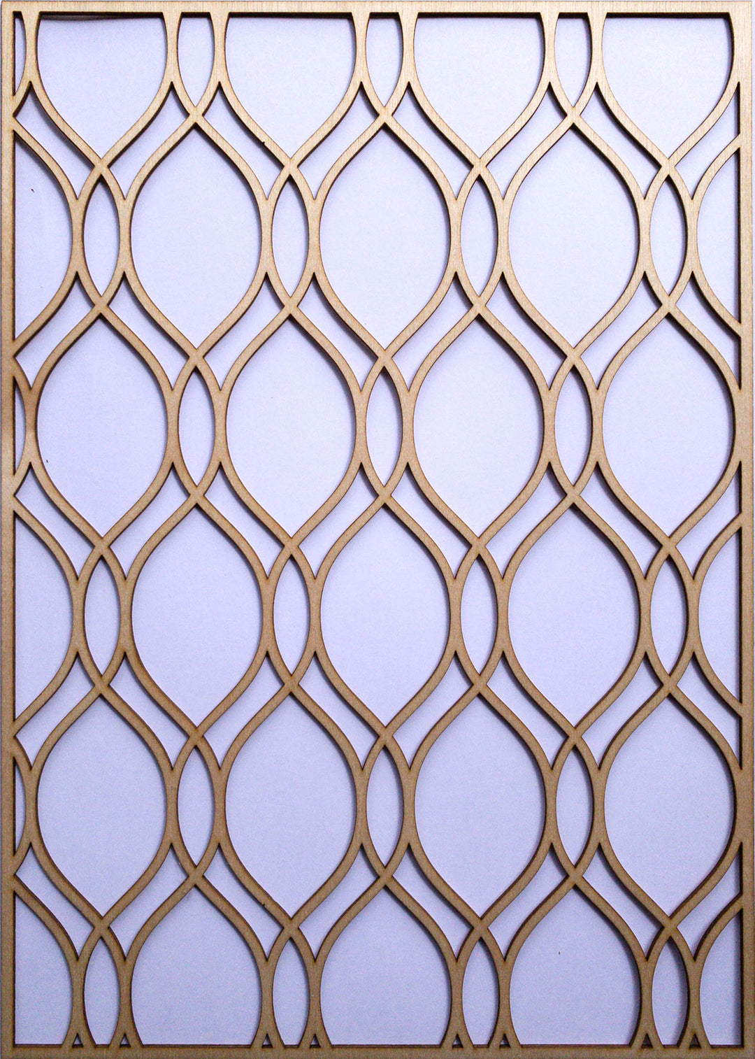 Retro Waves geometric wooden inlay / onlay