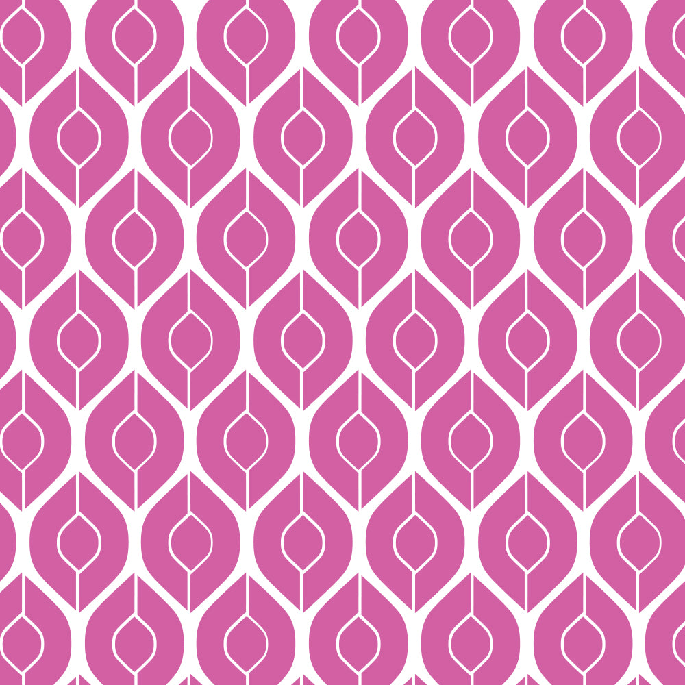 Retro Tulips repeating seamless pattern