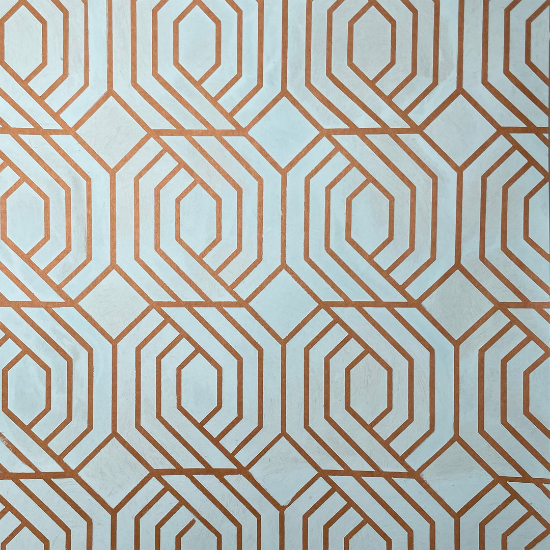 Geo Tracks Retro craft stencil