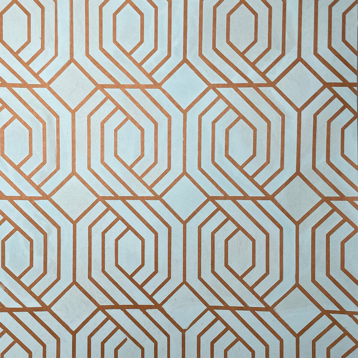 Geo Tracks Retro craft stencil