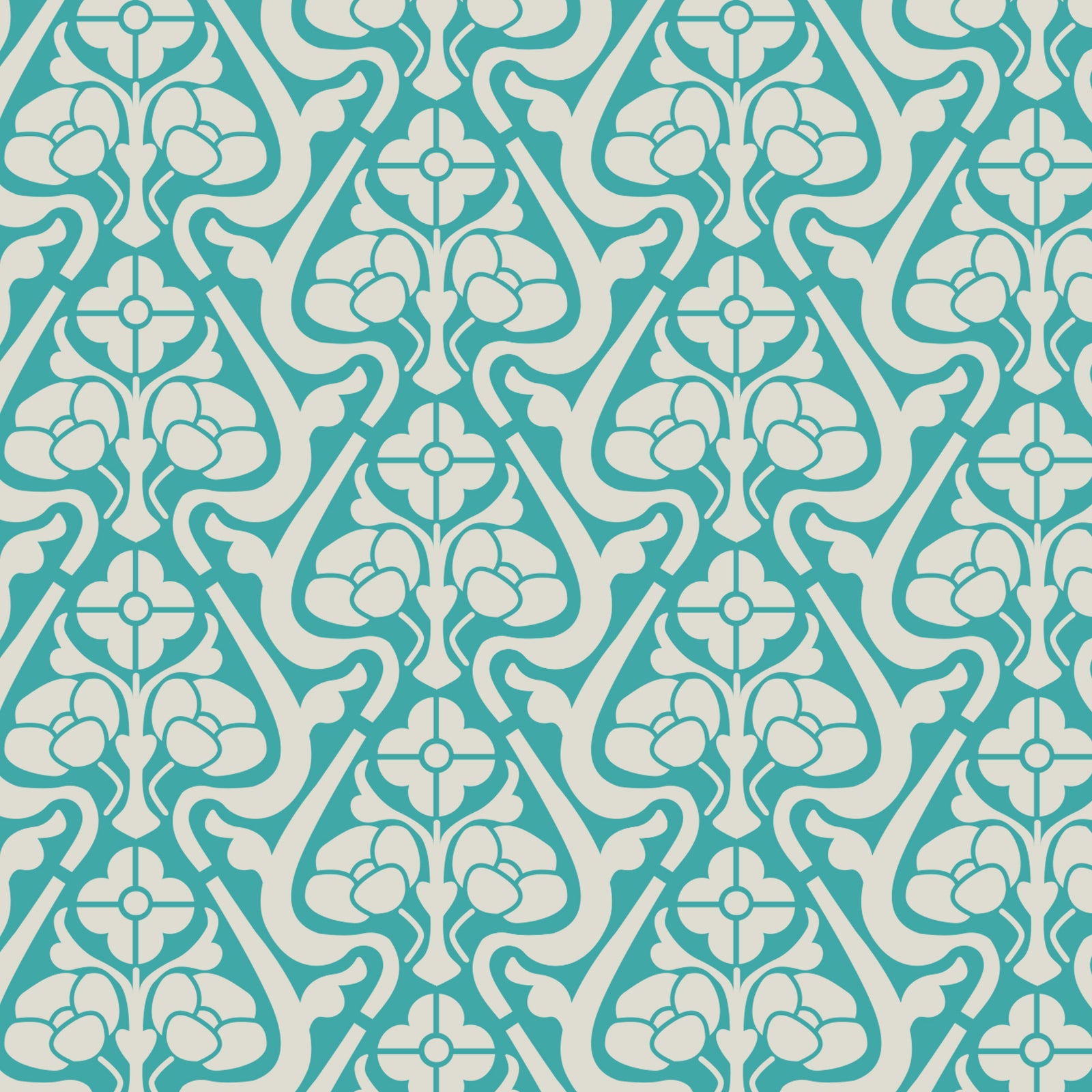 Rambla gothic repeating stencil for painting - stencil.co.uk