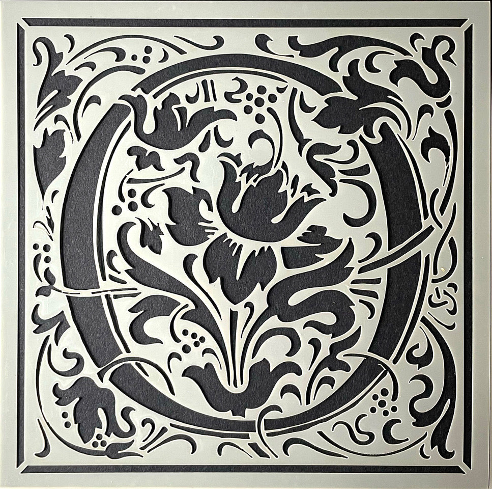 William Morris inspired Cloister Letters - individual letters