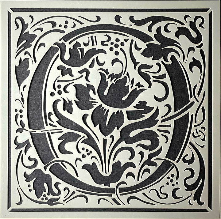 William Morris inspired Cloister Letters - individual letters