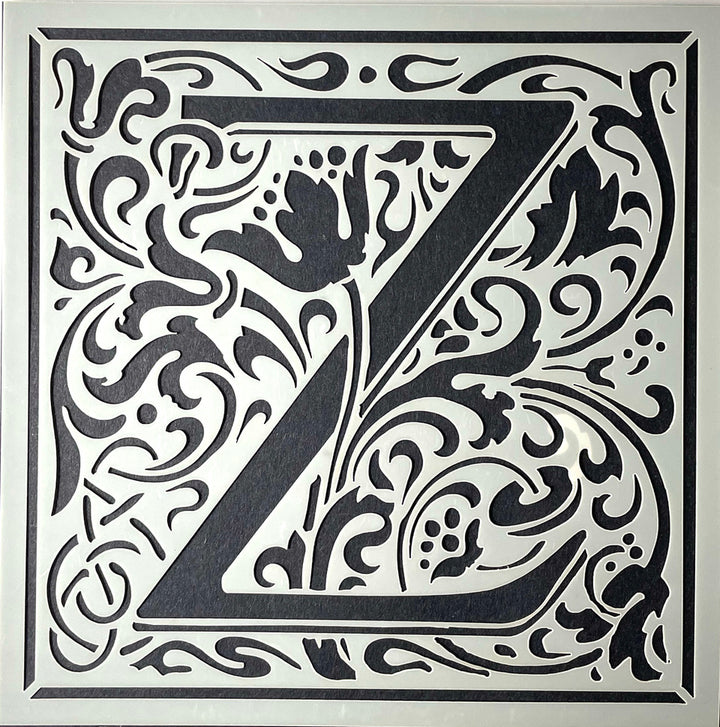 William Morris inspired Cloister Letters - individual letters