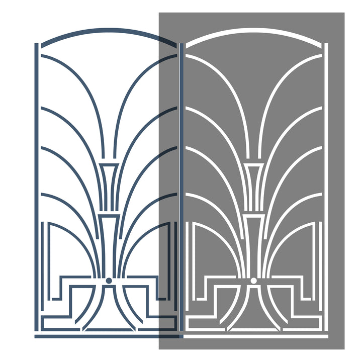Art Deco stencil - Deco Dreams - stencilup.co.uk