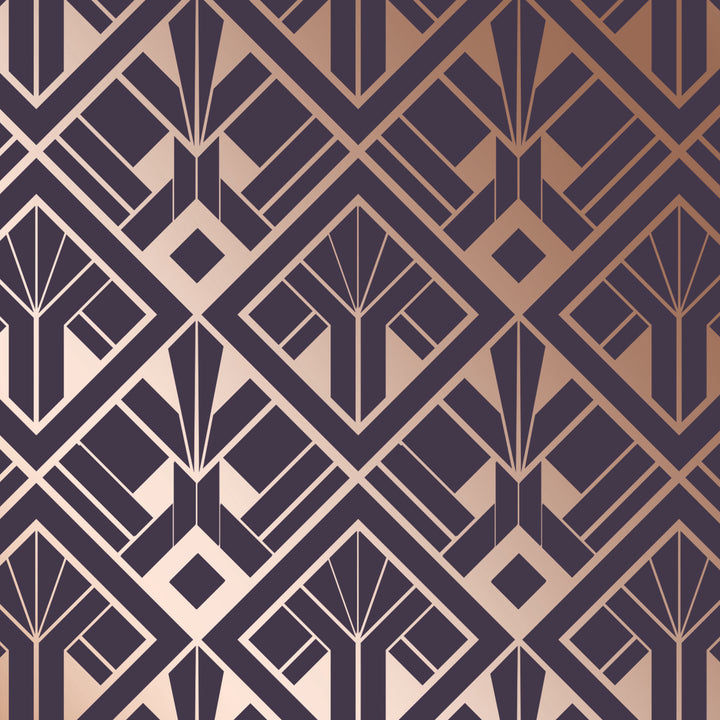 art deco tile stencil - stencil.co.uk