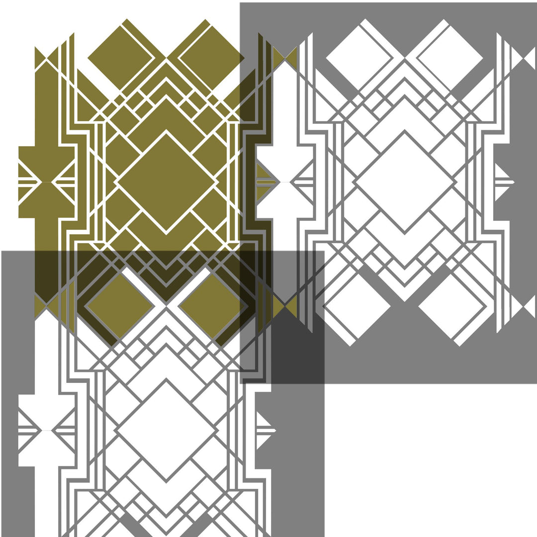 Deco Trellis Art Deco stencil - stencilup.co.uk