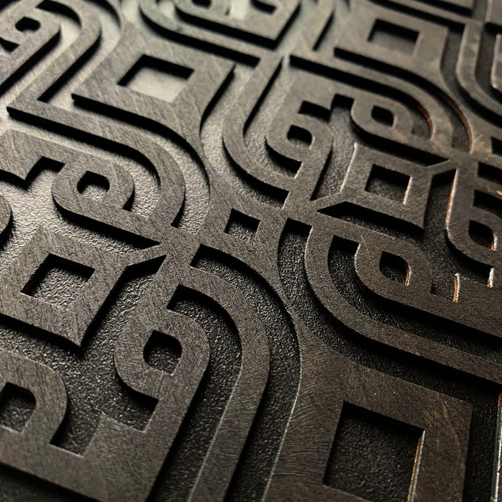 Safi Moroccan wooden inlay / onlay