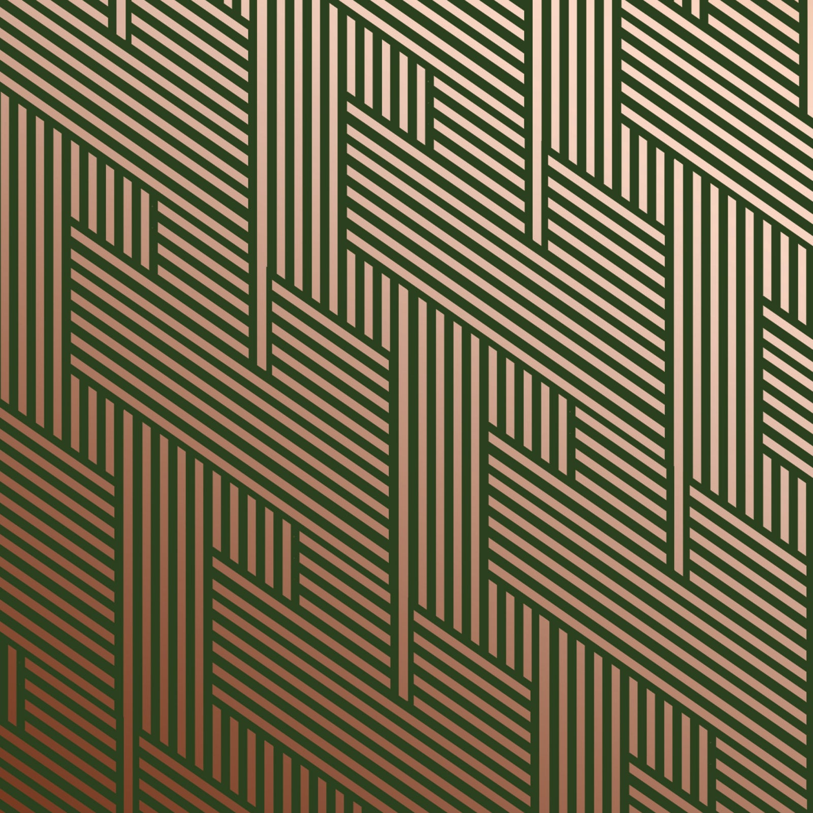 Retro geometric stencil for furniture - stencil.co.uk