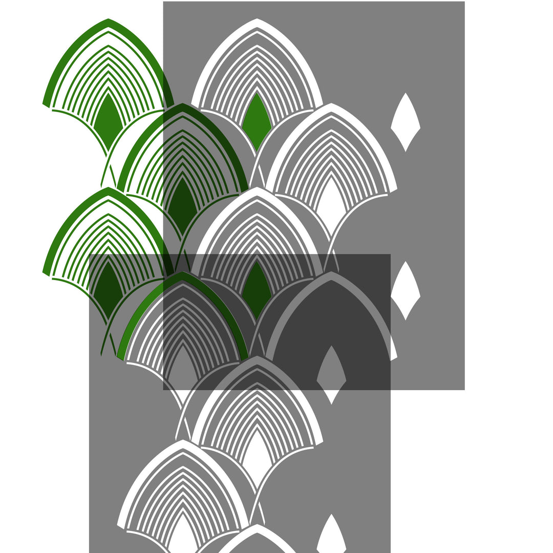 Liberry art deco stencil for painting - stencilup.co.uk