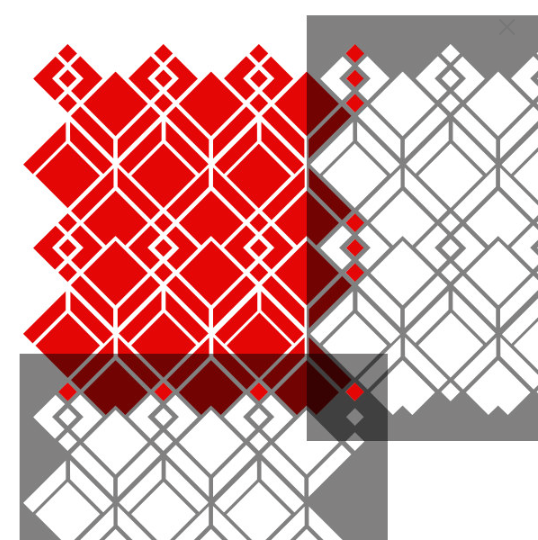 DECO LATTICE Wall Stencil - Stencil Up