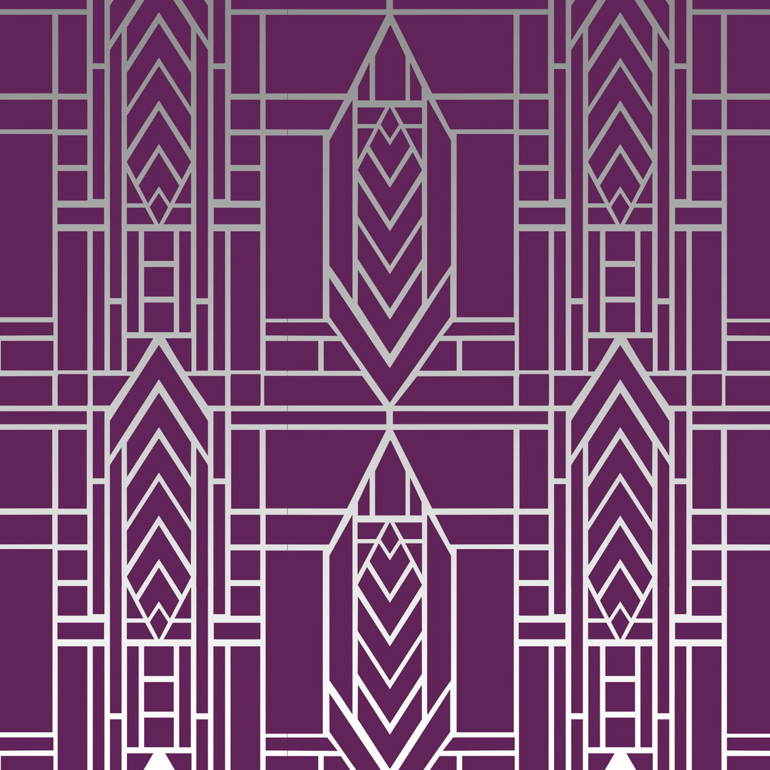 Timeless Tiffany art deco stencil - stencil.co.uk