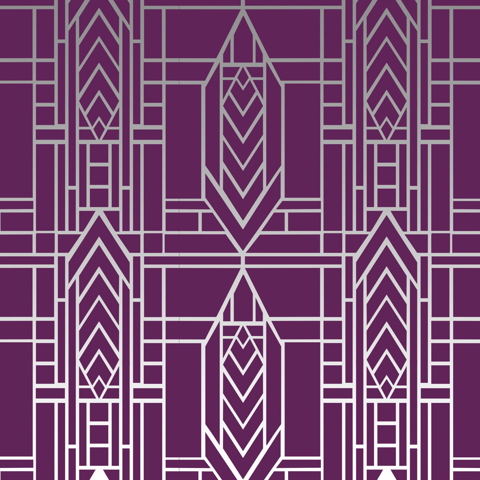 Timeless Tiffany art deco stencil - stencil.co.uk
