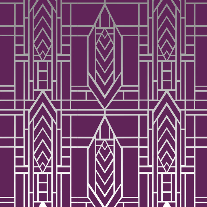 Timeless Tiffany art deco stencil - stencil.co.uk