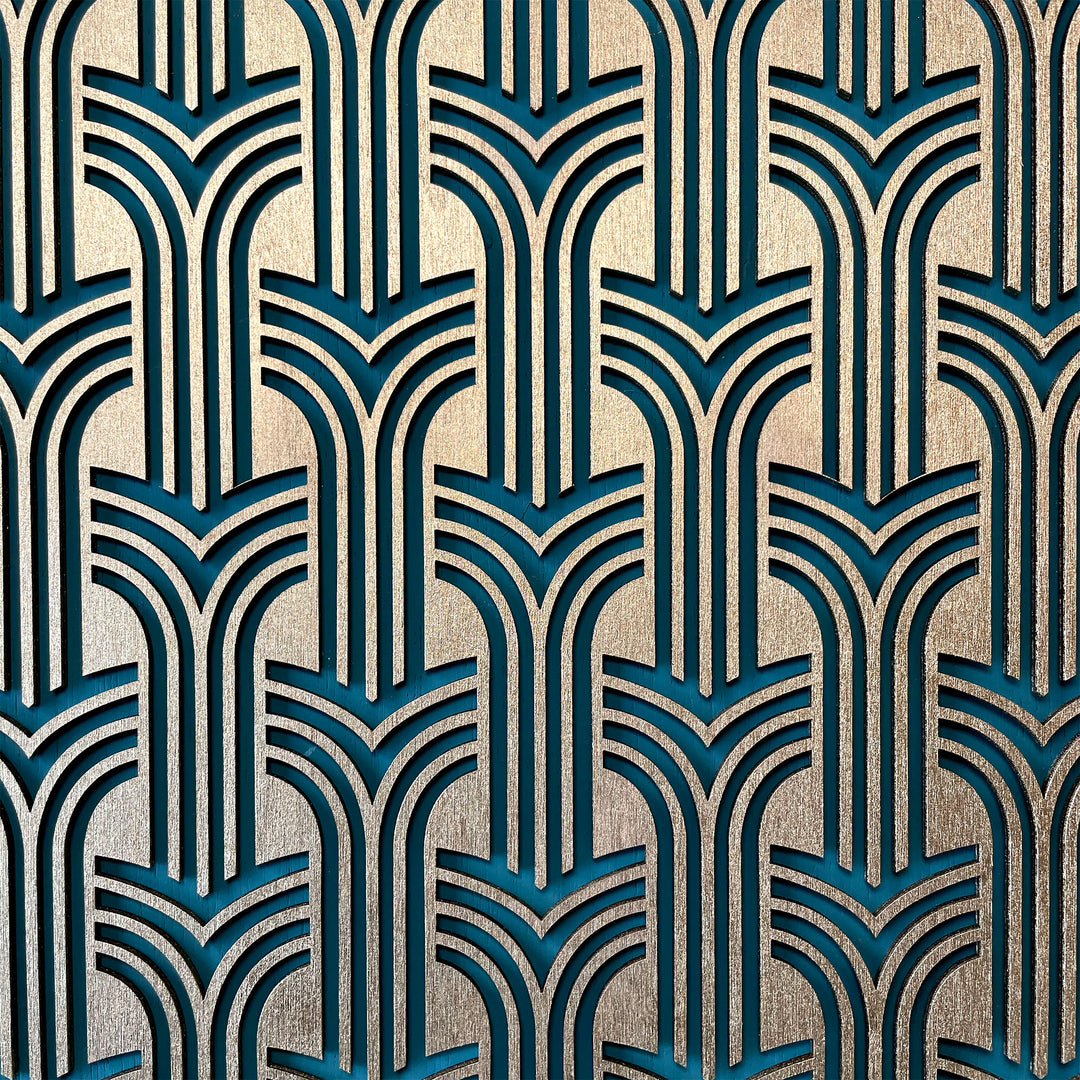 united deco - art deco wooden lattice panel - stencilup.co.uk