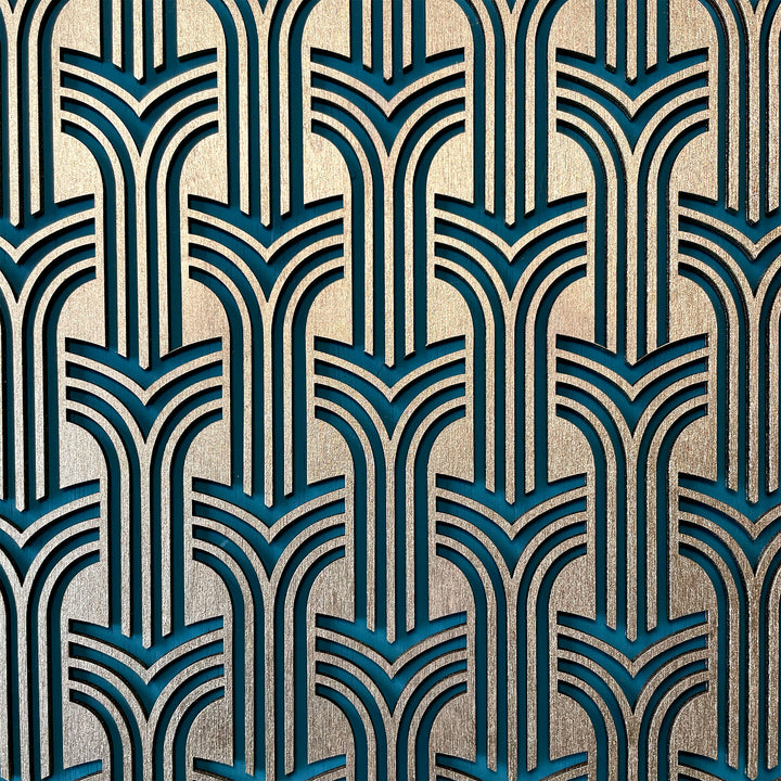 united deco - art deco wooden lattice panel - stencilup.co.uk