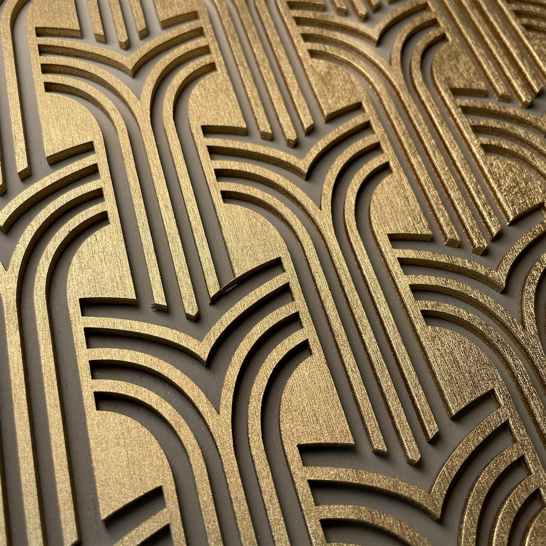 united deco - art deco wooden lattice panel - stencilup.co.uk