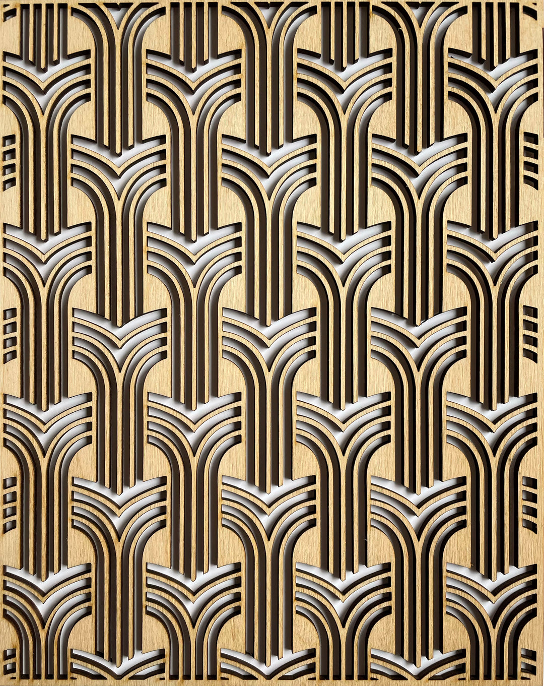 united deco - art deco wooden lattice panel - stencilup.co.uk