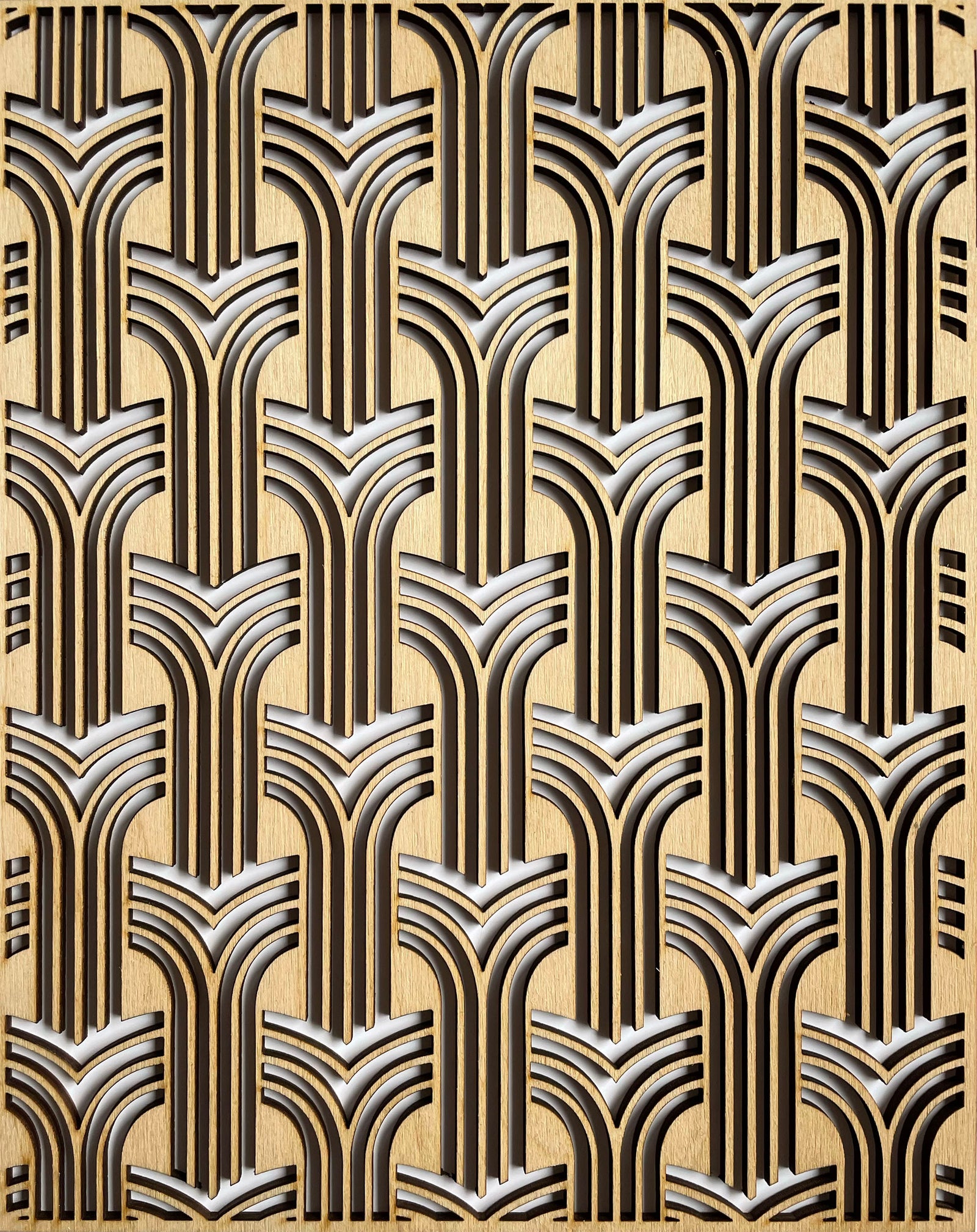 united deco - art deco wooden lattice panel - stencilup.co.uk