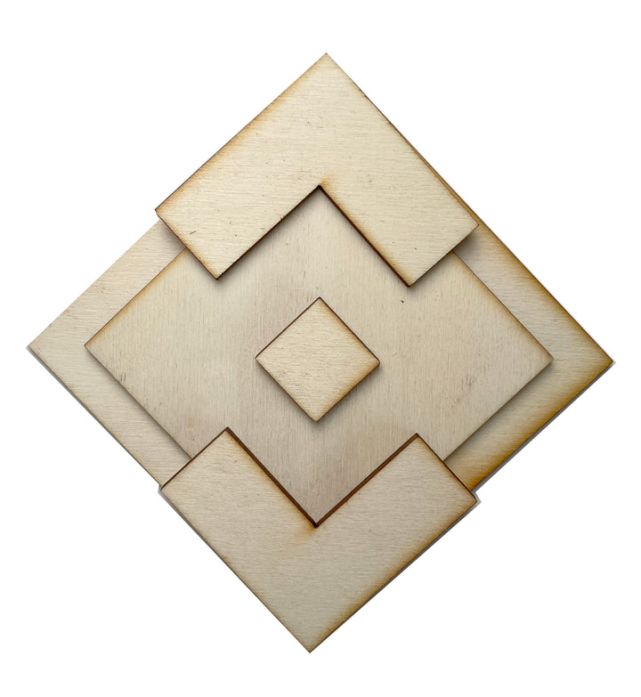 Adhesive Wooden Shapes - Lucky Dip